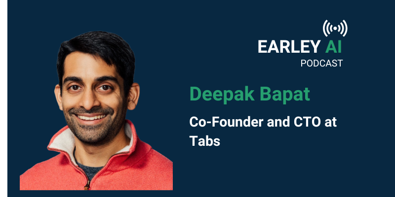 Earley AI Podcast - Episode 95: Contract Intelligence, Context Engineering, and Building AI That Scales with Deepak Bapat