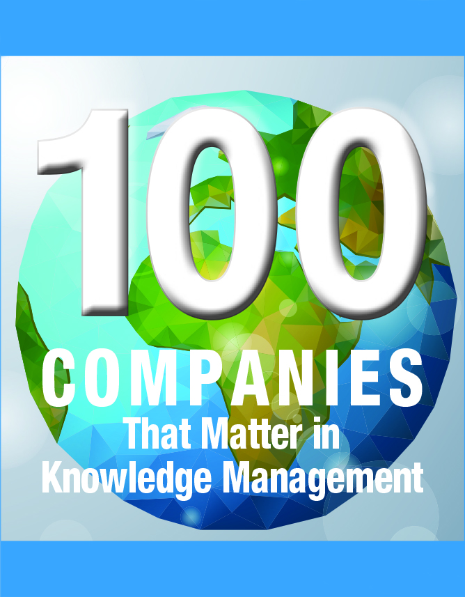 KMWorld 100 Companies that Matter in KM 2016 