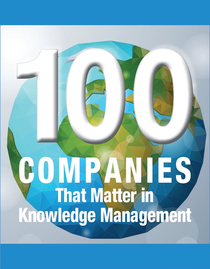 KMWorld 100 Companies that Matter in KM 2016 