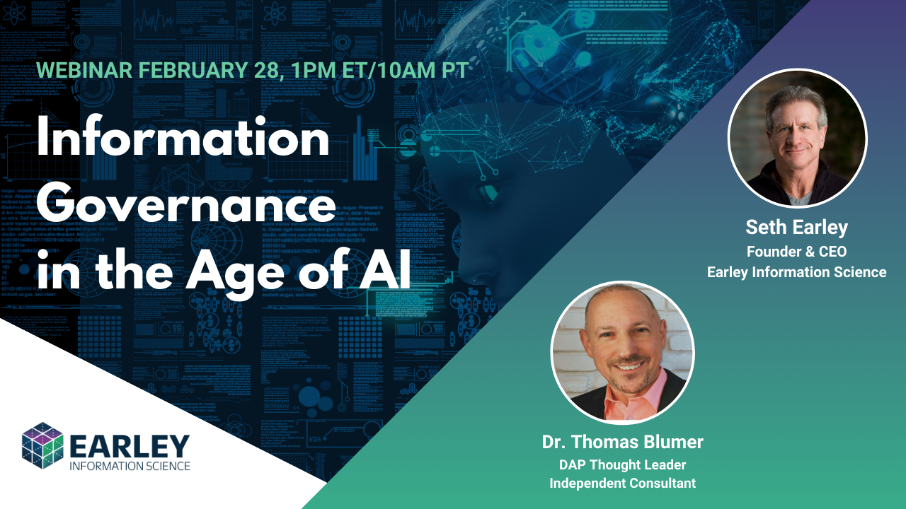 Information Governance in the Age of AI | Join Our Webinar | EIS